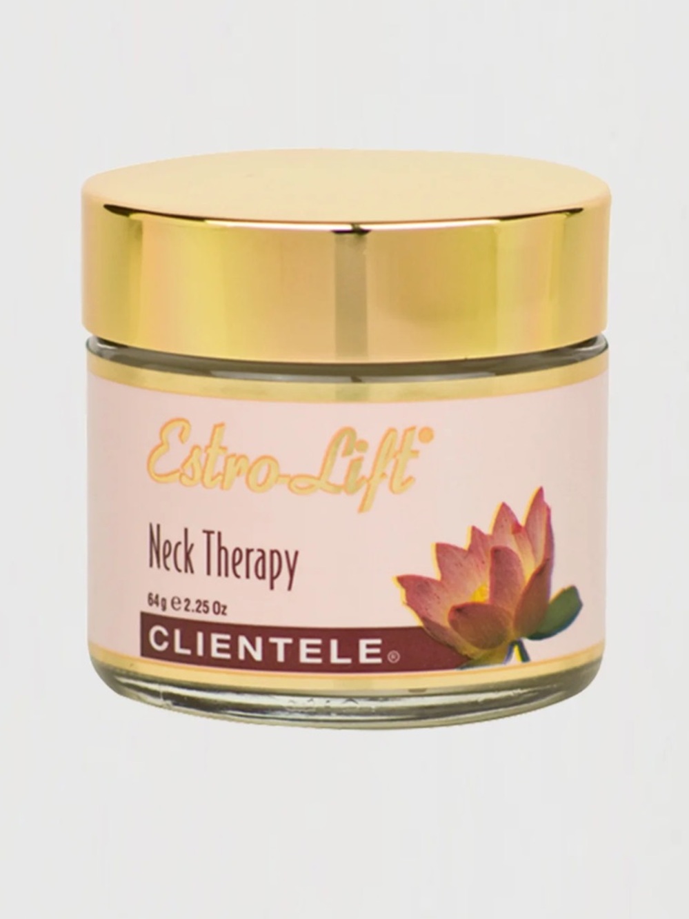 Clientele Estro-Lift Double Strength Neck Therapy - Pink Floral 2.25oz/64g